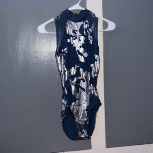 An adult small Balera Dance leotard